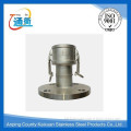 Stainless steel quick coupling with flange/camlock with flange